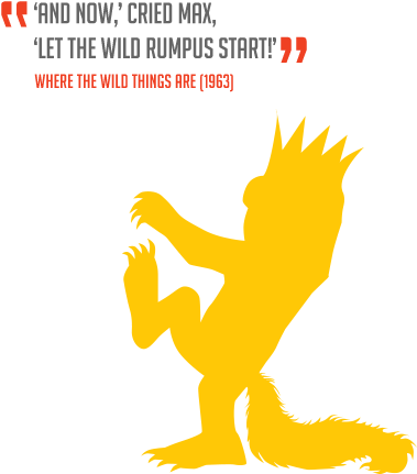 Clip Art Where The Wild Things Are Silhouettes (440x565), Png Download