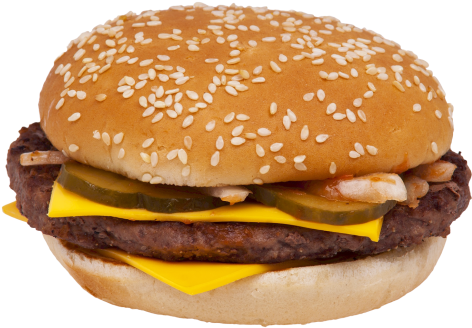 Cheeseburger Png Transparent Image - Cheeseburger Png (500x355), Png Download