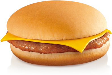 Mcdonalds Cheeseburger Png Graphic Royalty Free Library - Ham And Cheese Burger (456x290), Png Download