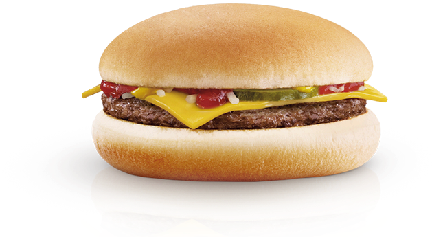 Cheeseburger - Mcdonalds Burger And Fries (720x720), Png Download