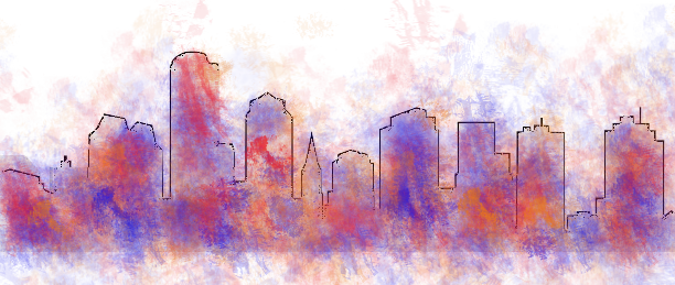 Painting (612x259), Png Download