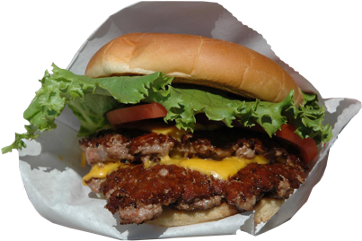 Free Tonyburger In Salt Lake - Hamburger (446x296), Png Download