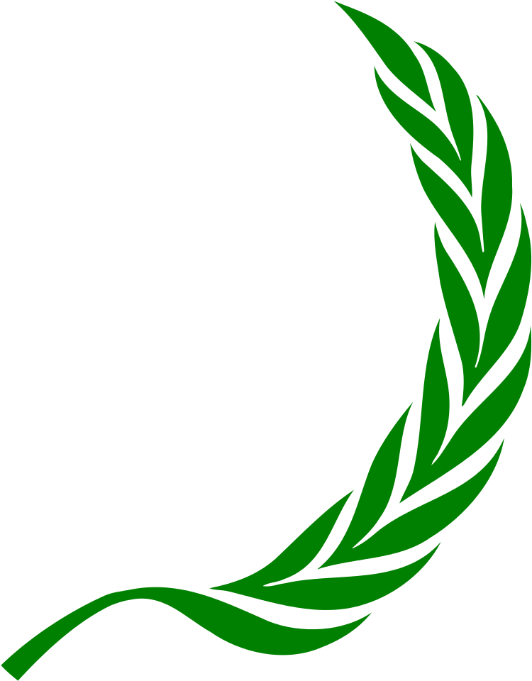 File - Laurel-right - Svg - Laurel Wreath (814x1024), Png Download
