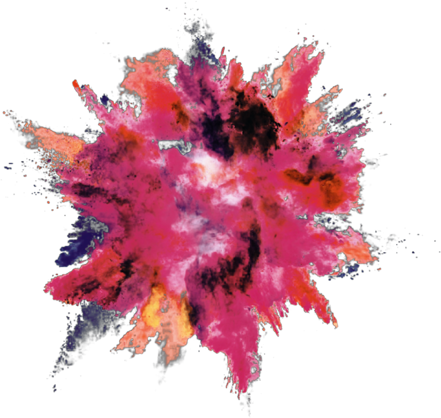Explosion Color Powder Dust - #beinspired: A Blueprint For Dreamers [book] (1024x1024), Png Download