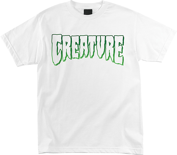 Creature Logo Outline Ss Tshirt M-white - Living On The Hedge (600x523), Png Download