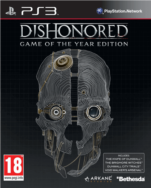 Dishonored - Dishonored Game Of The Year Ps3 (552x700), Png Download