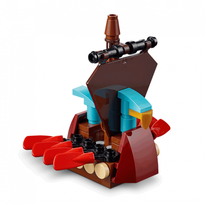 Free Lego Viking Ship Minibuild On March 5-6, - Lego 40323 (700x700), Png Download