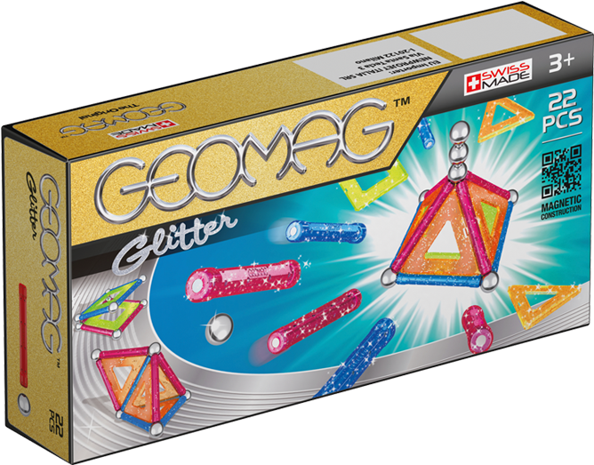 Geomag Glitter 22 (901x686), Png Download