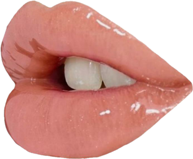 Png Transparent Lip Transparent Lip Png Lips - Glossy Lips Aesthetic (697x617), Png Download