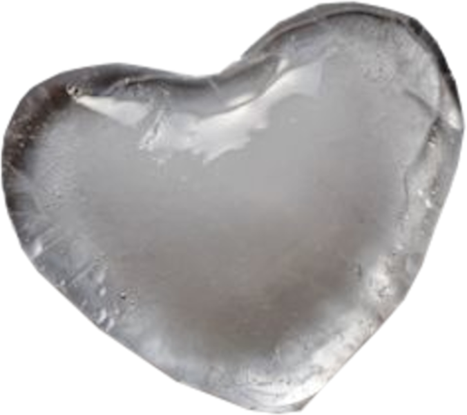 Ice Heart - Corazon De Hielo Png (676x600), Png Download