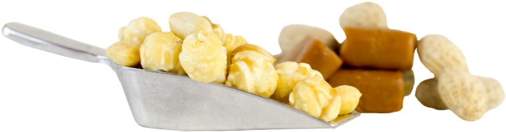 Caramel Popcorn Transparent Background Png (800x468), Png Download