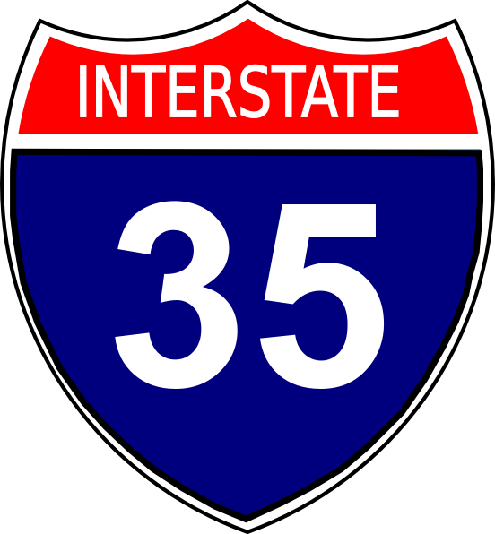 Blank Sign Blank Interstate Sign - Interstate Highway Sign (552x596), Png Download