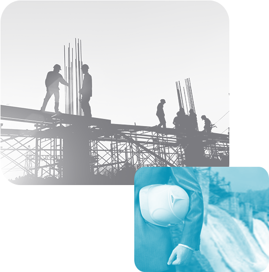 About Our Service - Construction Site Workers (582x578), Png Download