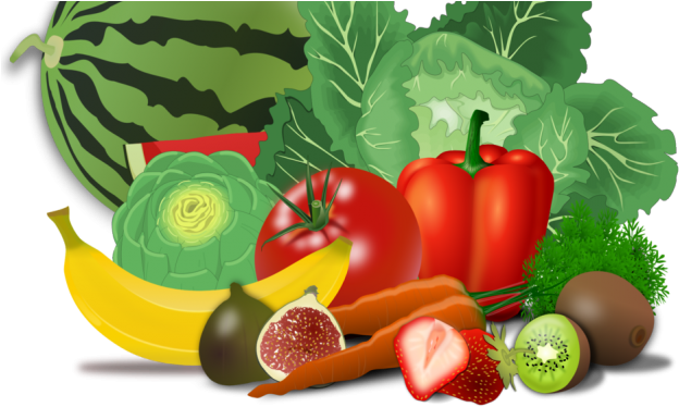 Download Vegetables Clipart Transparent Background - Healthy Food Png PNG  Image with No Background 