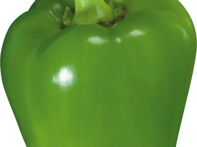 Vegetables Clipart Green Bell Pepper - Green Bell Pepper (640x480), Png Download