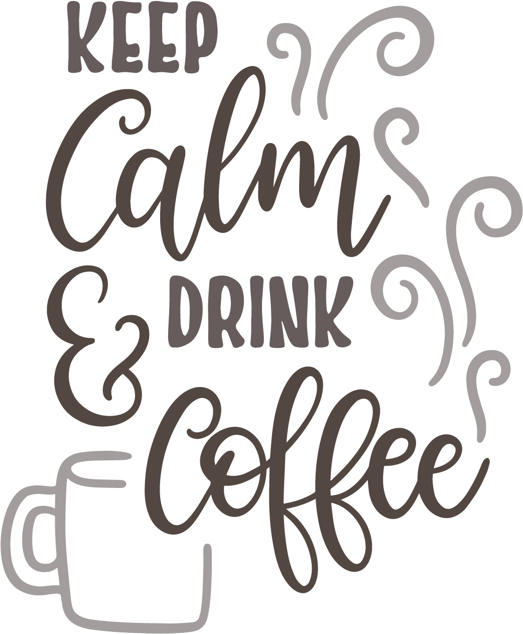 #words #quotes #sayings #coffee #freetoedit - Calligraphy (1801x1800), Png Download