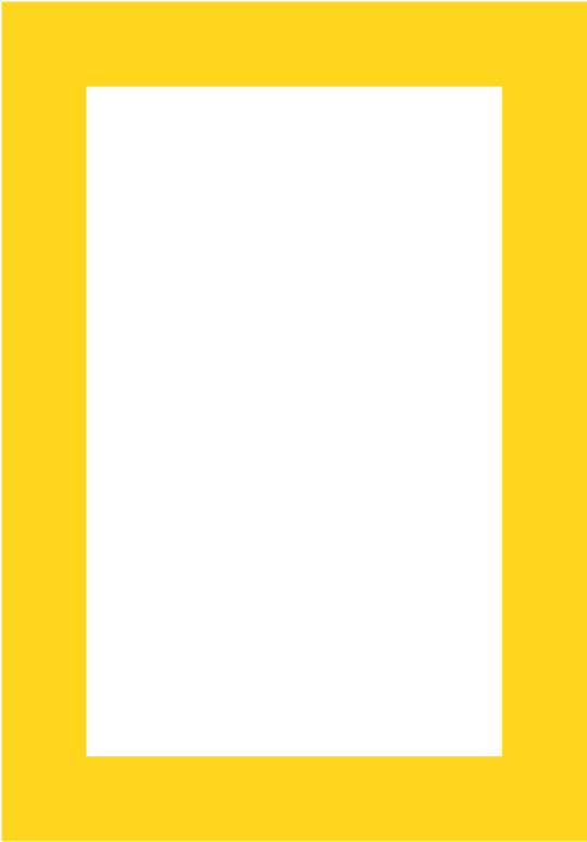 National Geographic  Maps National Geographic Yellow Frame Free