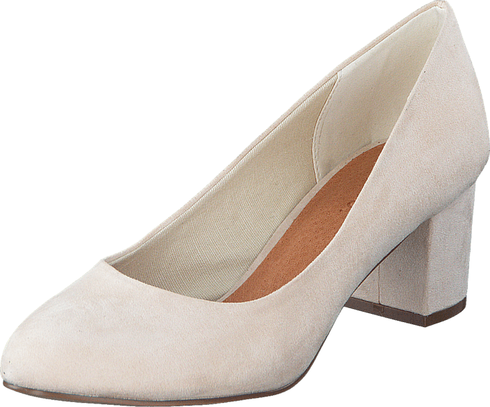 Bianco Blok Heel Pump Amj17 28 Sand 57266-01 Womens - Basic Pump (705x585), Png Download