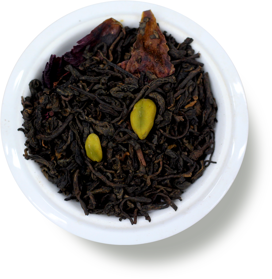 Black Tea Pistachio Brownie - Nilgiri Tea (1100x1100), Png Download