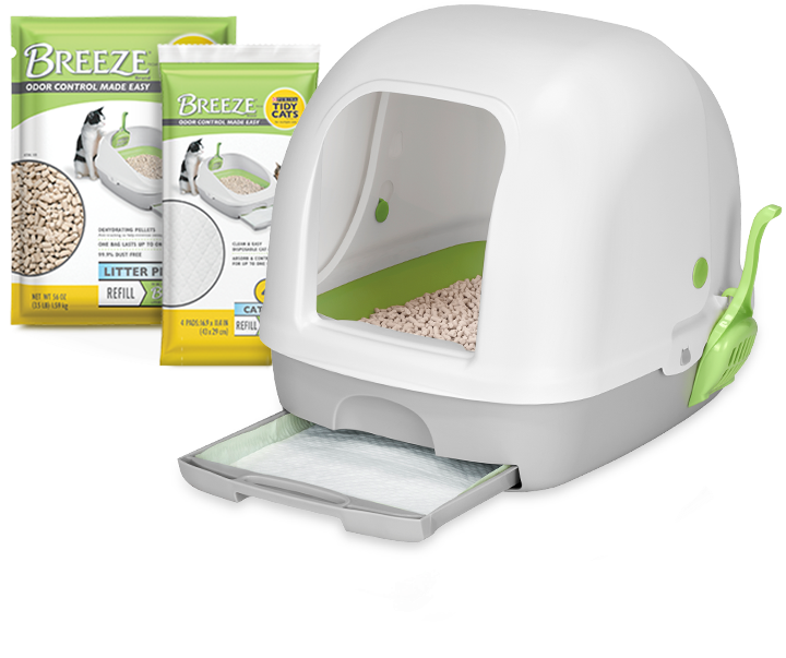 Download Breeze Hooded Litter Box System Tidy Cat Breeze Hooded