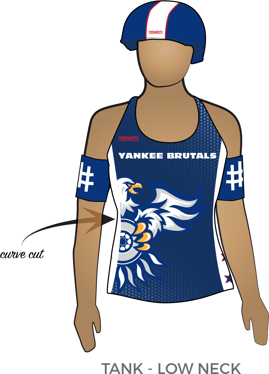 Connecticut Rollergirls Yankee Brutals - Roller Derby (1651x1651), Png Download