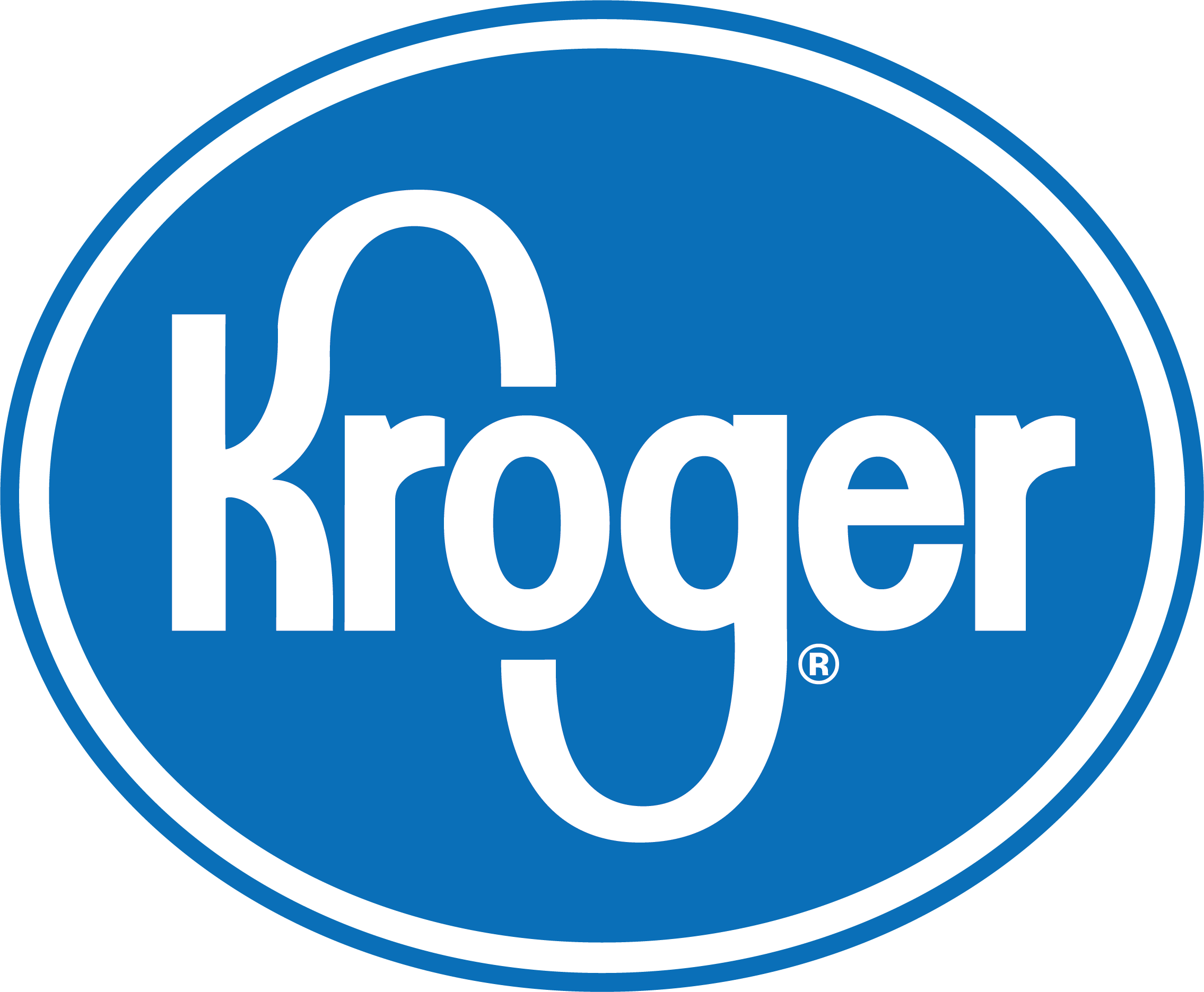 Find Us In Store - Kroger Logo Blue (2270x1872), Png Download