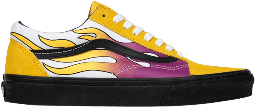 Vans Old Skool Flame Banana (1000x1000), Png Download