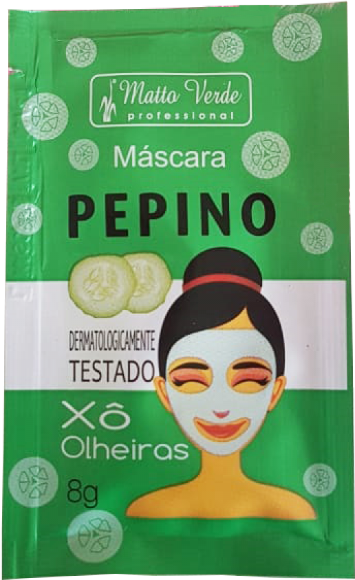 Máscara De Pepino Para O Rosto (900x1200), Png Download