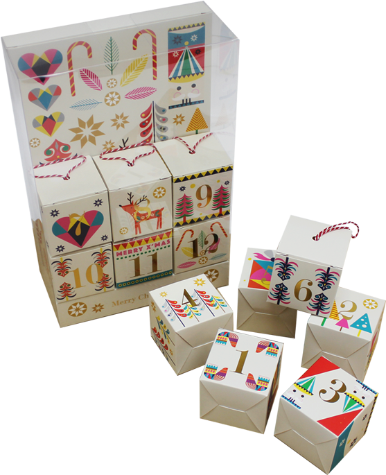 Square Box Advent 50sq - Educational Toy (800x800), Png Download