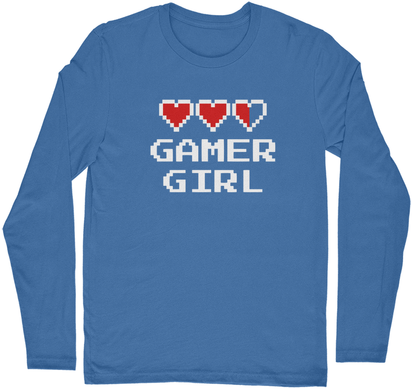 Gamer Girl Video Game ﻿classic Long Sleeve T-shirt - Jaguar (1024x1024), Png Download