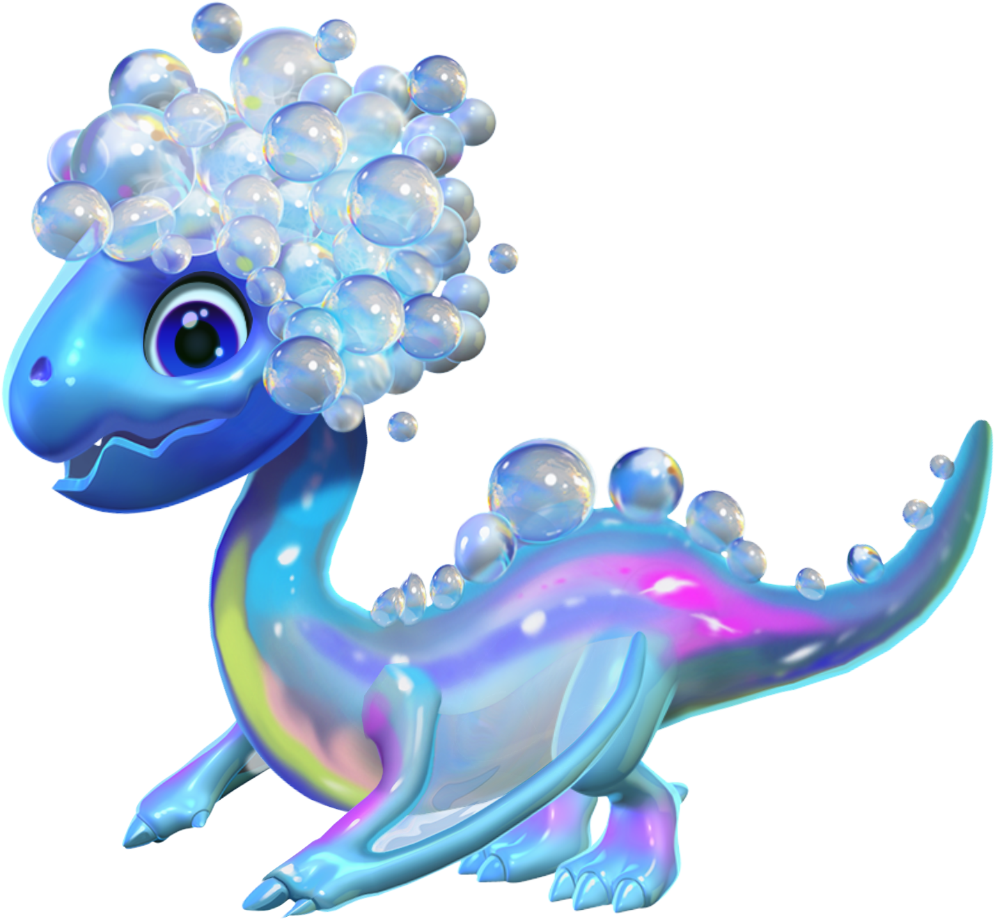 Bubble Dragon (1453x1340), Png Download