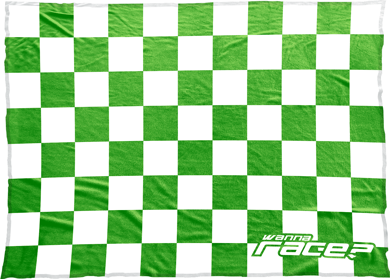 Wanna Race Blankets - Race Black And White Checkerboard (1500x1026), Png Download