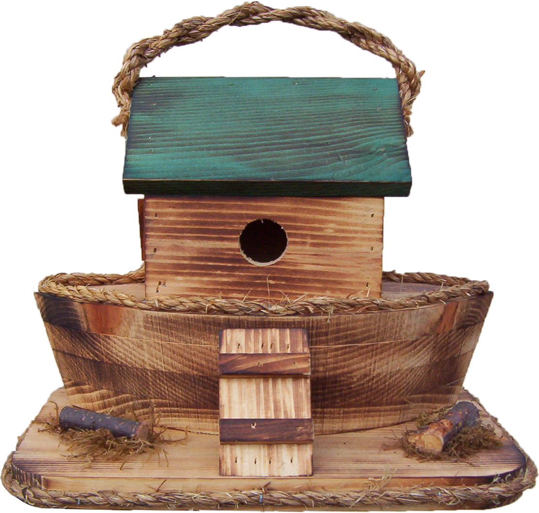 Ark Birdhouse - Wood (1160x1097), Png Download