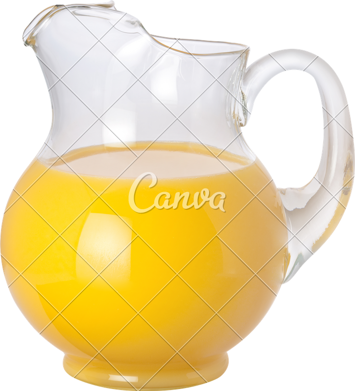 Photos By Canva - Juice Pitcher (725x800), Png Download