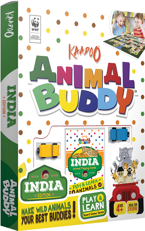 Animal Buddy -india Edition Board Game - Board Game (1000x1000), Png Download