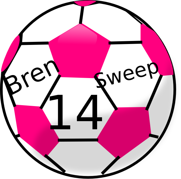 Image Free Stock Pink Panda Images Pinksoccerballclipart (600x594), Png Download