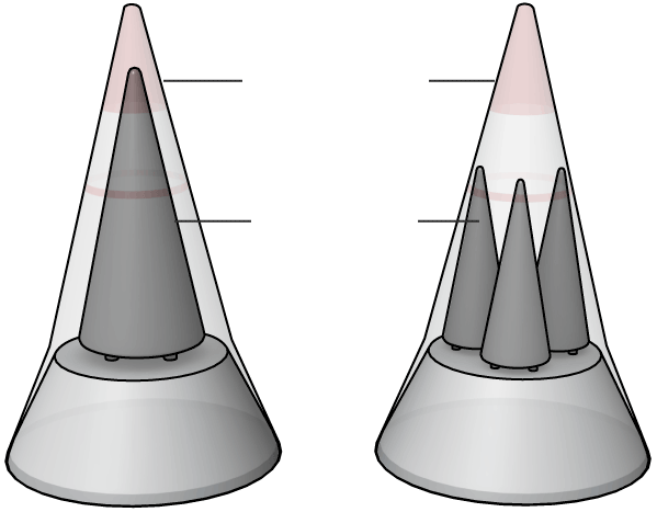 China Making Some Missiles More Powerful - Missile With Multiple Warheads (600x614), Png Download