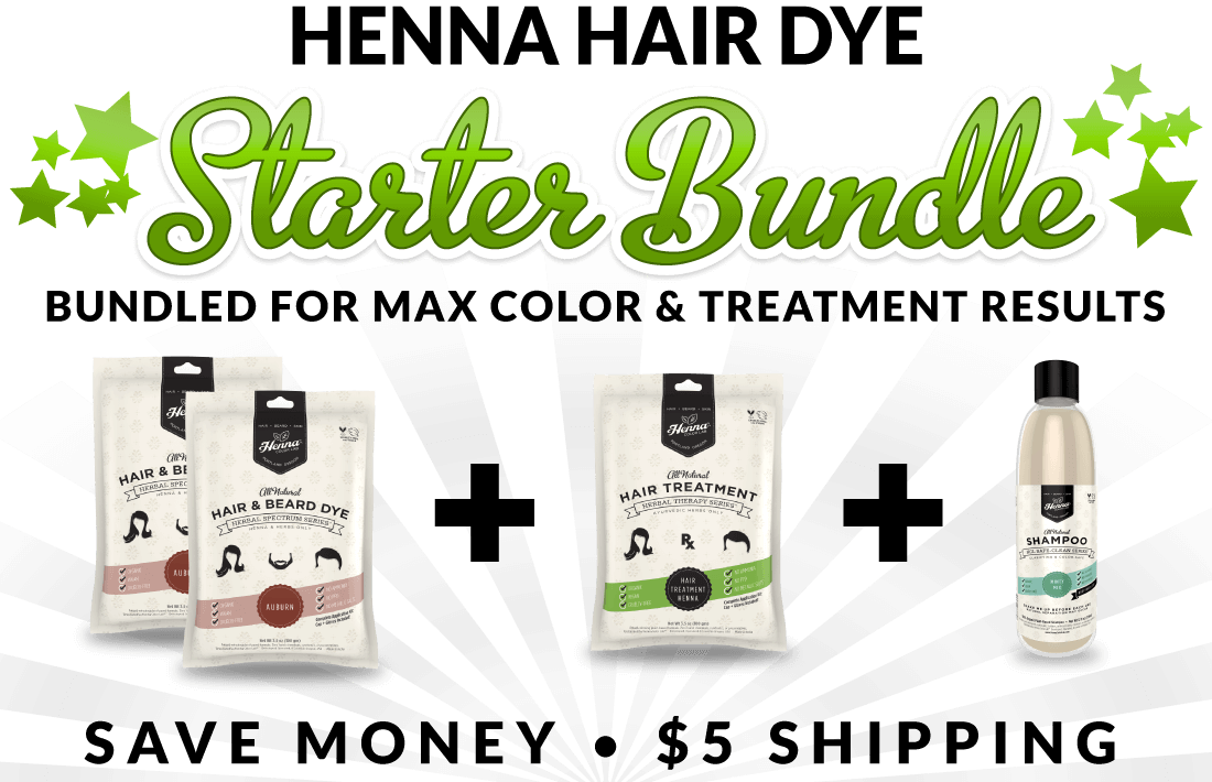 Henna Hair Dye Starter Bundle - Plastic Bottle (1100x710), Png Download