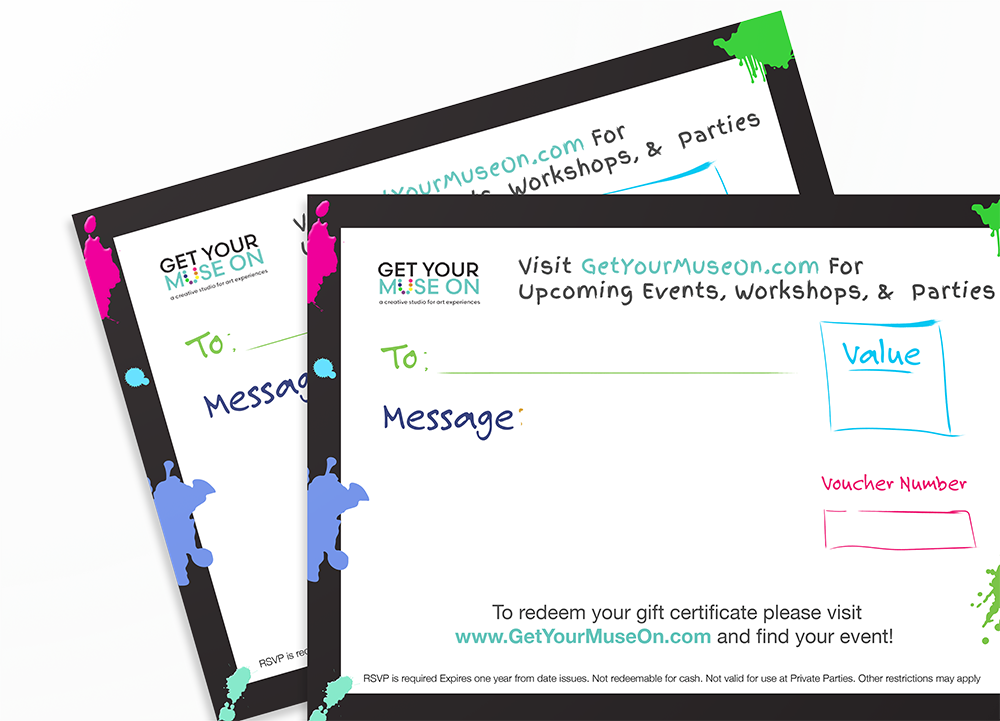 Gift Certificate Mock (1000x721), Png Download