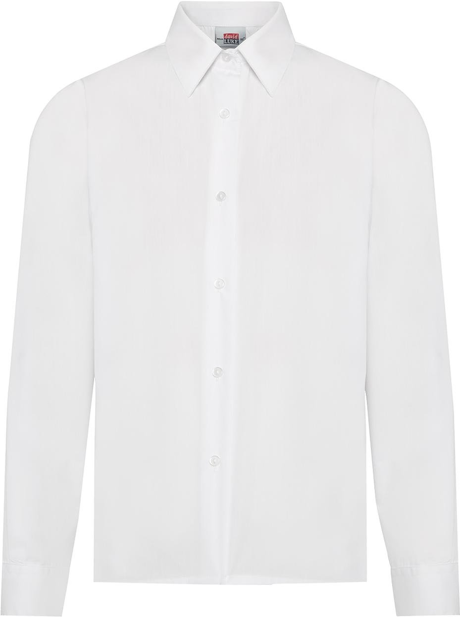 Download White School Shirt L/s & S/s - Formal Wear PNG Image with No ...