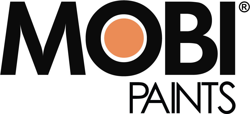 Logo - Mobi Paints (1100x554), Png Download