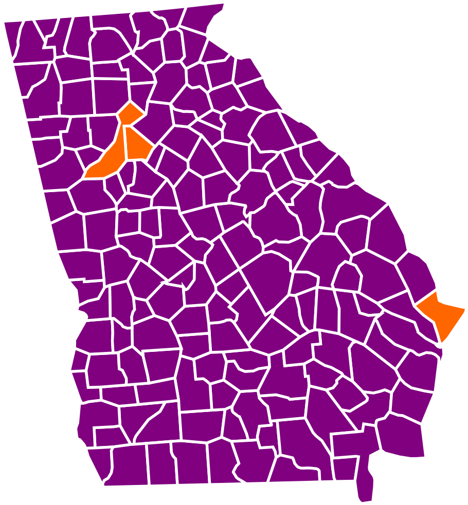 Georgia Republican Presidential Primary Election Results - Georgia Election Results 2018 (946x1024), Png Download