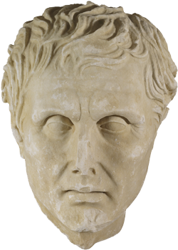 Marble Head Found In The Region Of The Agora Of The - Carving (900x400), Png Download