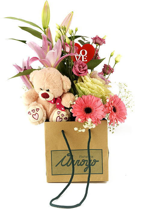 Bossa Amb Centre De Flor Variada - Bouquet (787x787), Png Download