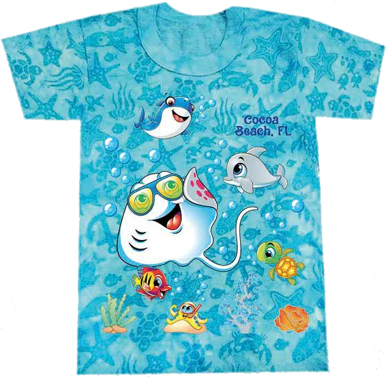 Fb-3003 Kids Shirt - Cartoon (572x552), Png Download