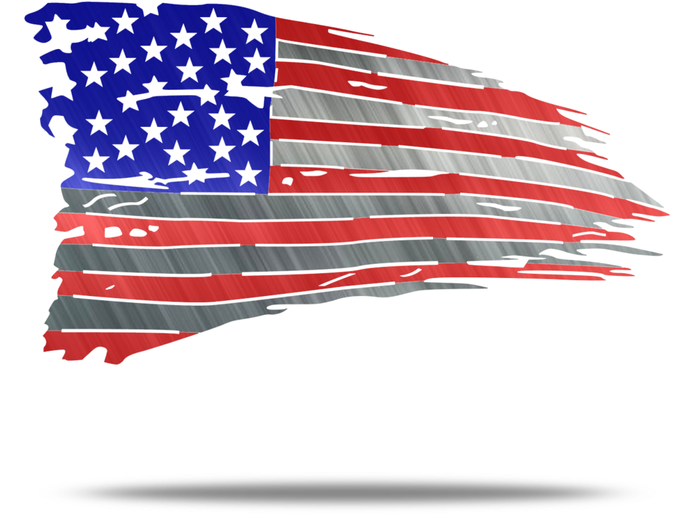 Distressed Metal Wall Art Battle Flag - Flag (1024x1024), Png Download