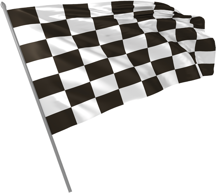 Picture Of Finish Flag - Real Checkered Flag (810x810), Png Download