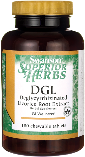 Image Is Loading Swanson Dgl Licorice 385 Mg 180 Chwbls - Wild Yam Root Swanson (650x650), Png Download