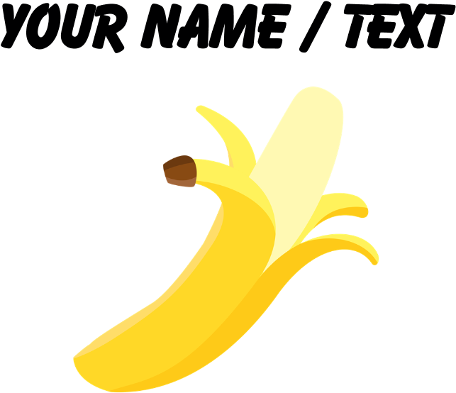 Custom Peeled Banana Classic Thong - Zapatilla Con Alas (700x700), Png Download