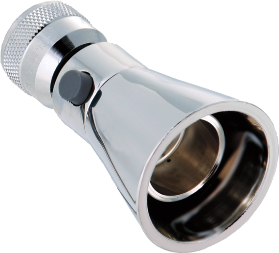 Power Shower Head With On/off Button - Shower (600x600), Png Download